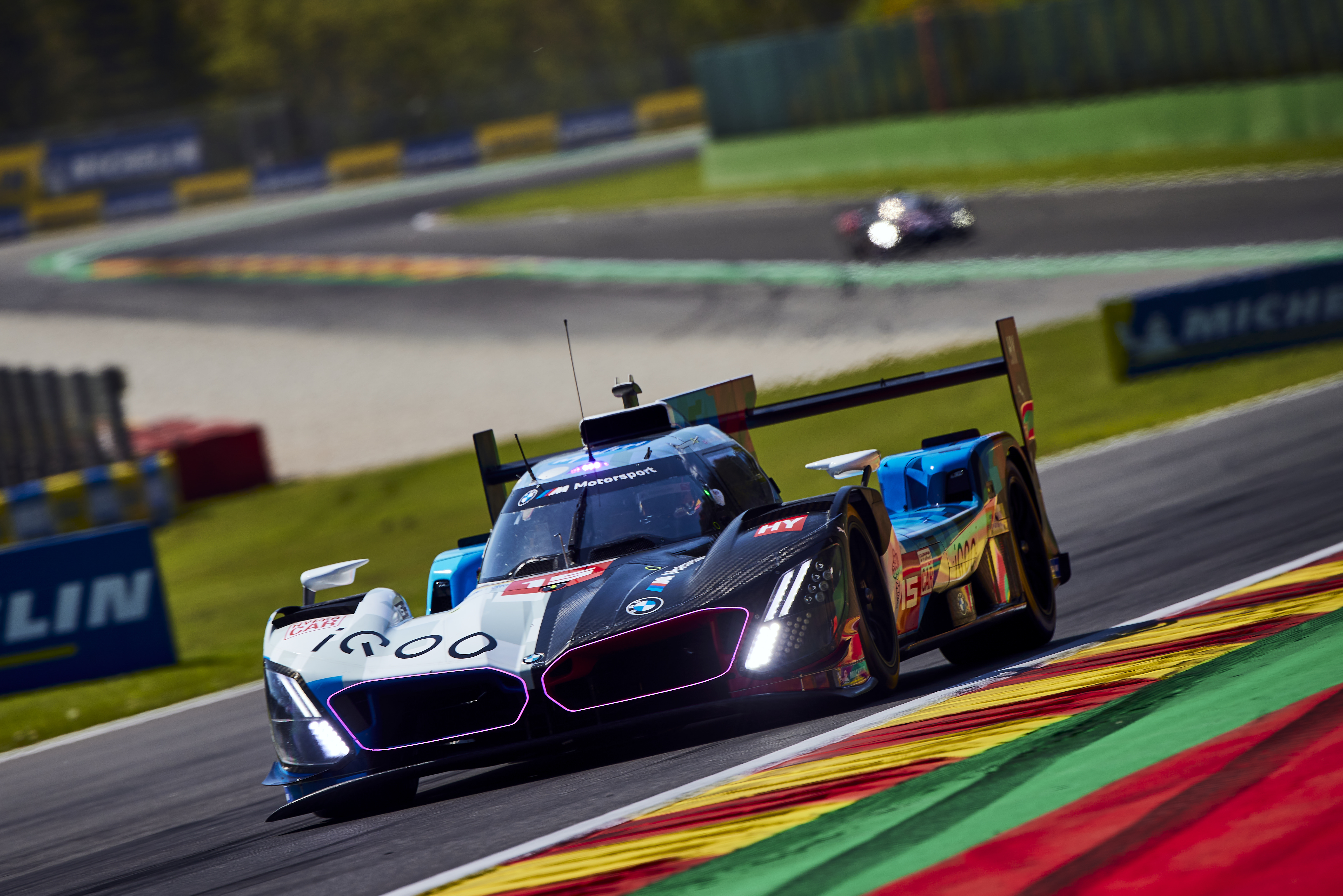 Spa-Francorchamps (BEL), 7th to 10th May 2025. BMW M Motorsport, FIA World Endurance Championship, FIA WEC, BMW M Team WRT, Hypercar, LMDh, hybrid, #15 BMW M Hybrid V8, Kevin Magnussen, Raffaele Marciello.